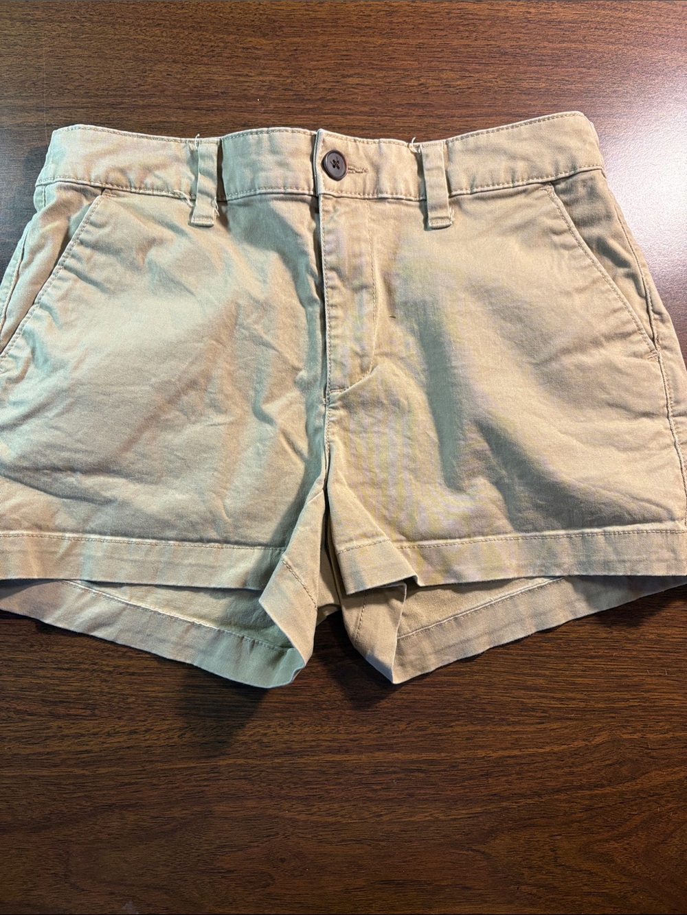 a new day Women's Khaki Casual Cotton Shorts - Light Tan